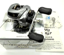 SHIMANO Aldebaran Mg Left Handed Bait Casting Reel with Box JAPAN "Excellent+++"