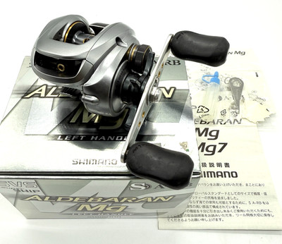 SHIMANO Aldebaran Mg Left Handed Bait Casting Reel with Box JAPAN ''Excellent+++''