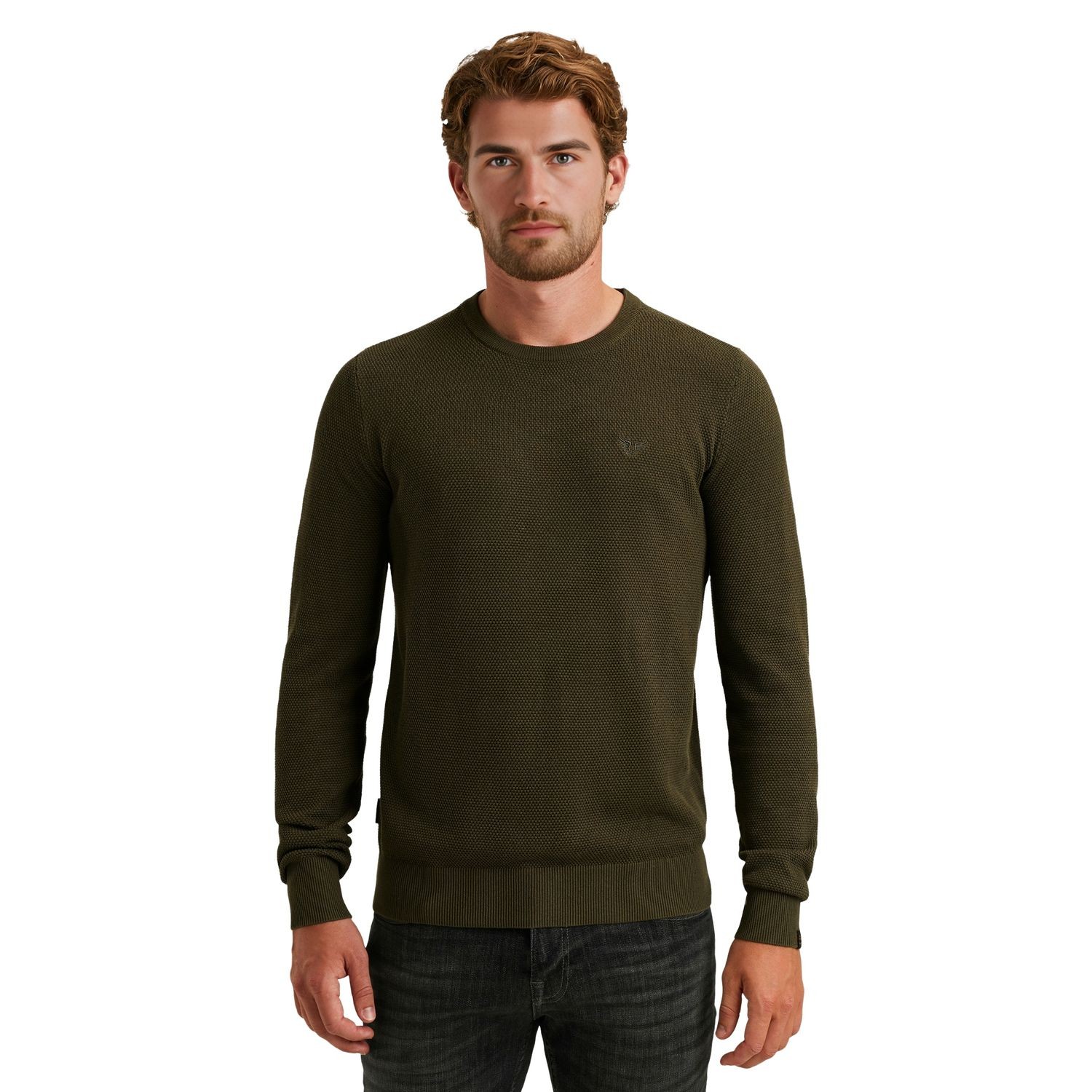 PME Legend Herren Rundhals Pullover R-NECK COTTON MODAL - Regular Fit S - 5XL 20390₽