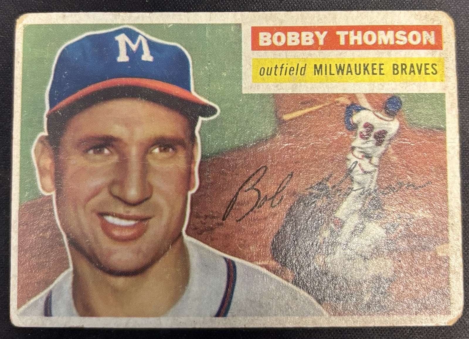 1956 Topps #257 Bobby Thomson