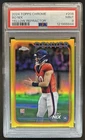 2024 Topps Chrome Bo Nix RC Yellow Refractor Rookie #/75 Broncos PSA 9
