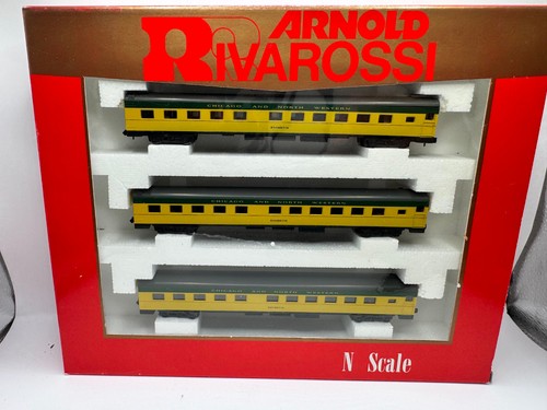 Juego de vagones de pasajeros Arnold Rivarossi escala N Chicago y North Western #0574 | Zustand: New
