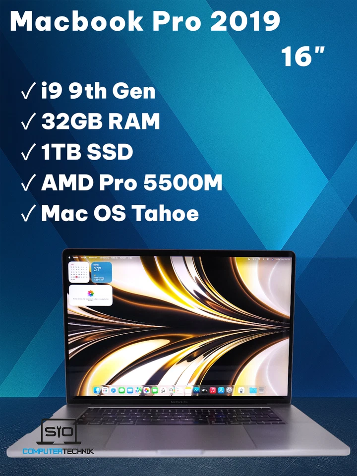 Apple MacBook Pro 16" 2019 · i9 · 32GB · 1TB, Foto 1 von 5