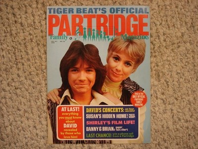 Tiger Beat's Official Partridge Family Magazine Feb 1972 TV series David Cassidy