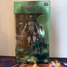 Star Wars Black Series Boba Fett Carbonized 6  Action Figure 40th Hasbro