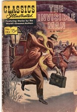 Gilberton Comics Classics Illustrated Invisible Man Book #153 HRN 149 Low Grade