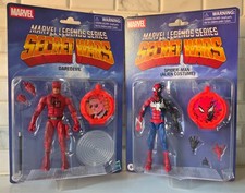 Marvel Legends Secret Wars SPIDER-MAN Alien Costume DAREDEVIL Lot of 2