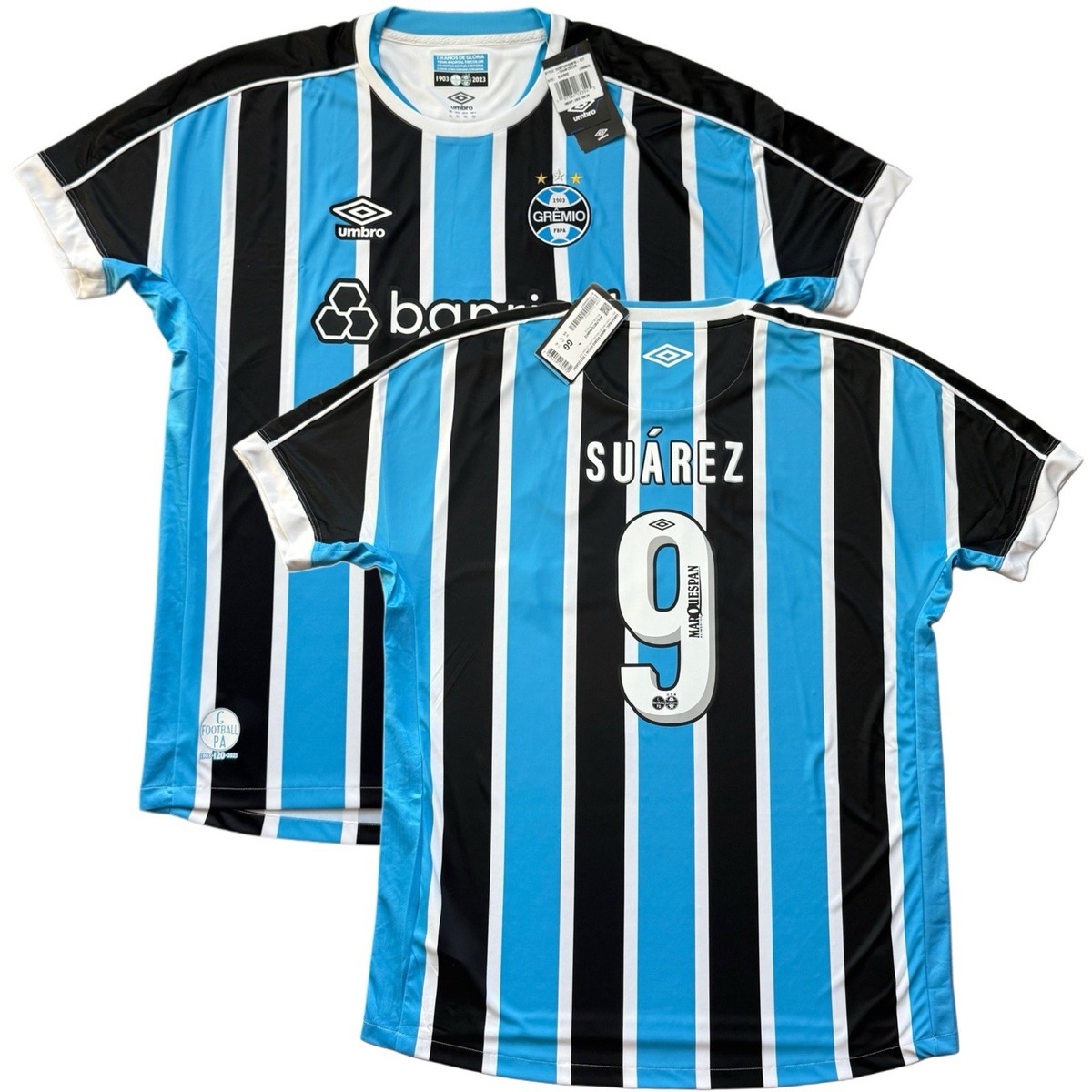 2023 Gremio Home Jersey #9 Luis Suarez XL Umbro Legend Kit | eBay