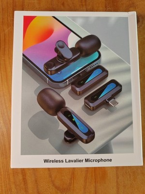 Wireless Lavalier Microphone  /       Plug &Play    /  Einfache Installation    