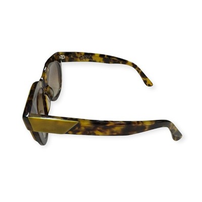 Poppy Lissiman Yellow Brown Cat Eye Sunglasses Pasquier  display picture 1