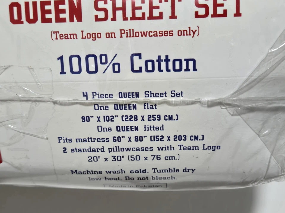 Juego de sábanas de colección NCAA Michigan University tamaño queen cobertura deportiva nuevo sellado  Foto 3 de 4