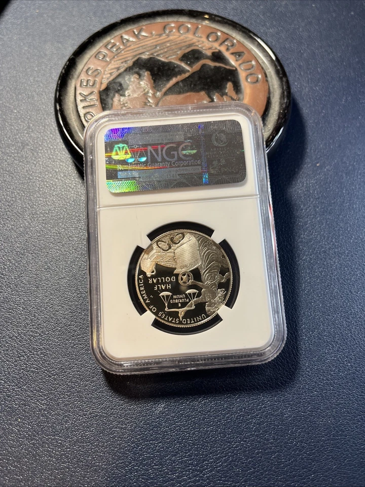 2015 S 50c US Marshals Service Coin NGC PF 69 Ultra Cameo First Day Issue - Image 3 of 4