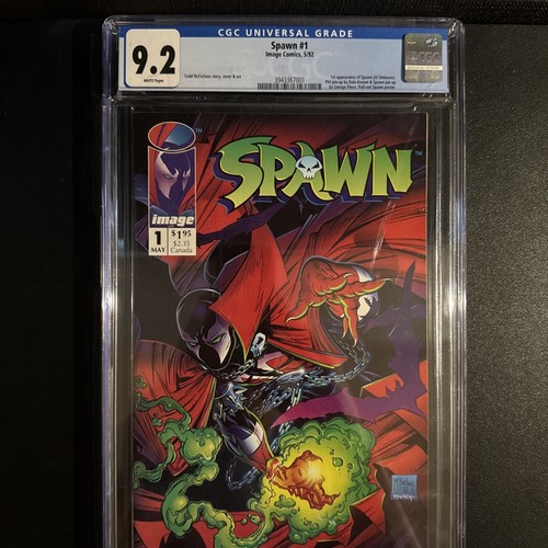 Spawn #1 CGC 9.2 - 1st Appearance of Spawn (Al Simmons) WHITE PAGES