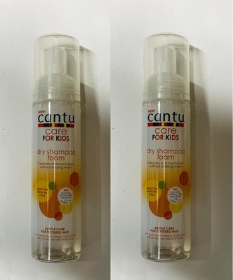 2 x Cantu Care for Kids Trockenshampoo Schaum 5,8oz / 171ml.