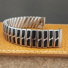 5/8" JB Champion Stainless Steel Lizard Unused nos 1950s Vintage Watch Band