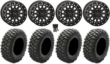 System 3 SB-6 Bdlk 15" Wheels Black 4+3 30" Crawler XG Tires Renegade Outlander