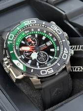 Orologio subacqueo uomo Citizen Eco-Drive Promaster Aqualand NUOVO/MAI INDOSSATO 46mm BJ2168-01E