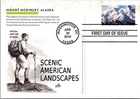 Dr Jim Stamps 28C Mount Mckinley Alaska First Day Issue Postcard Artcraft