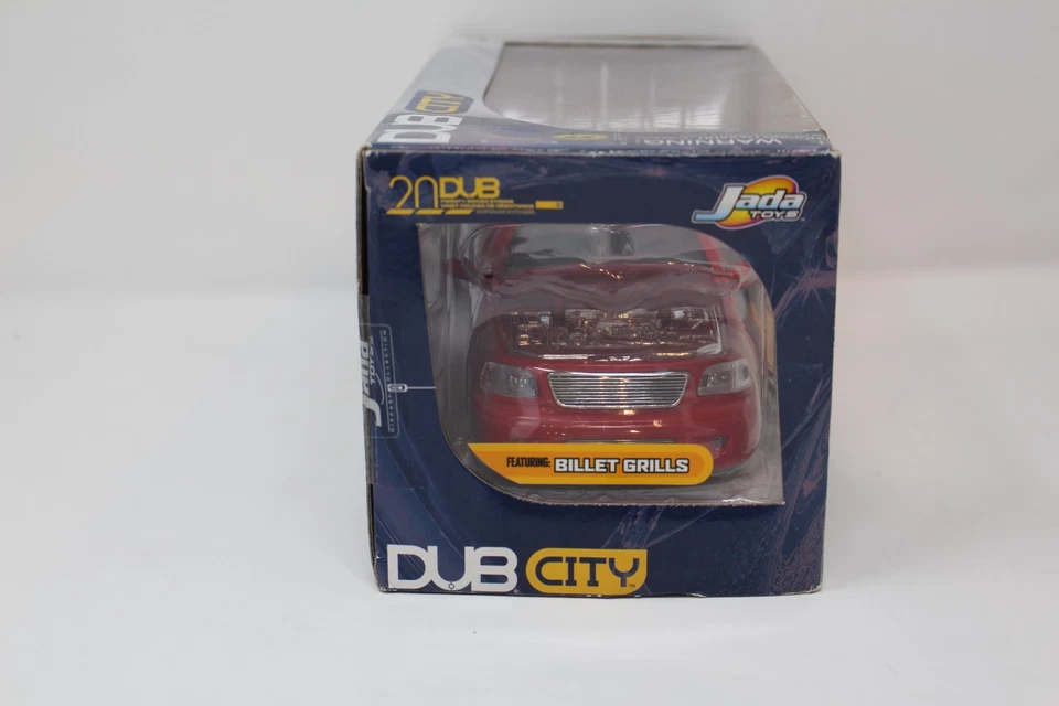 Ford F-150 Super Crew 2003 Jada Dub City 1/24 rojo Foto 4 de 4