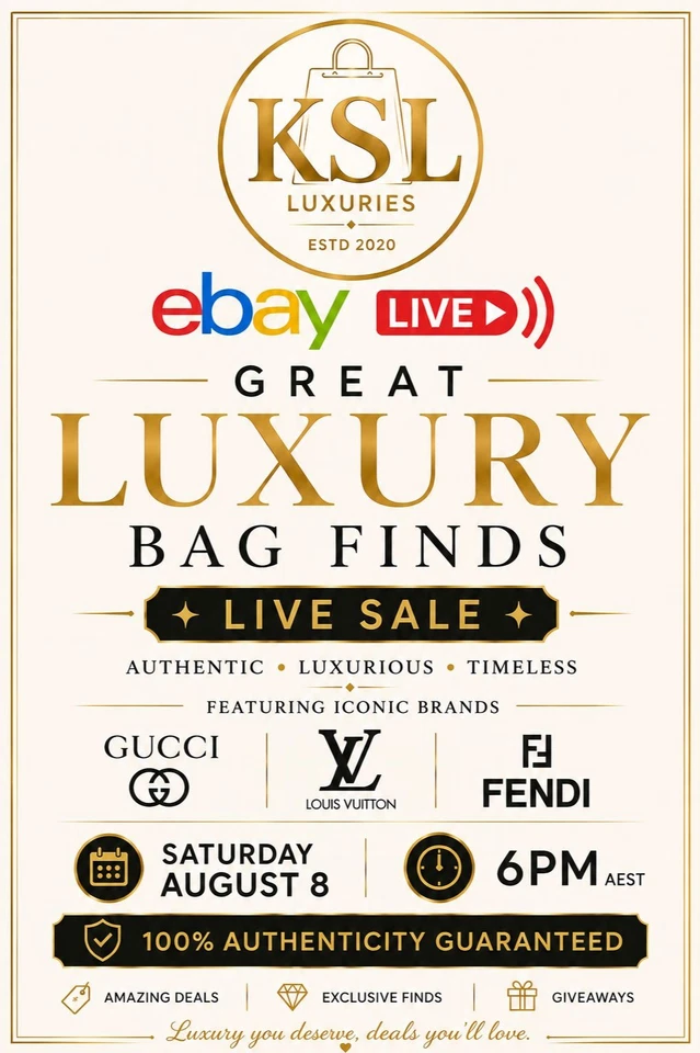 Aug 8 Live Selling with Great Luxury Deals