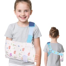 Kids Arm Sling Adjustable Shoulder Immobilizer Breathable Cotton Size XS