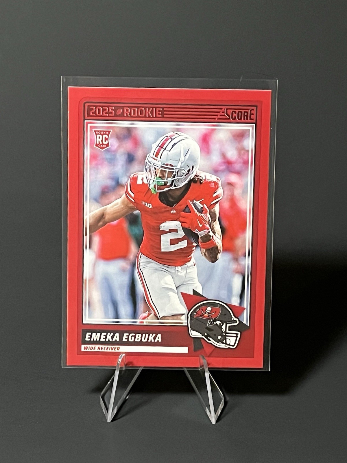 2025 Score - Rookies Emeka Egbuka #2 Red (RC)