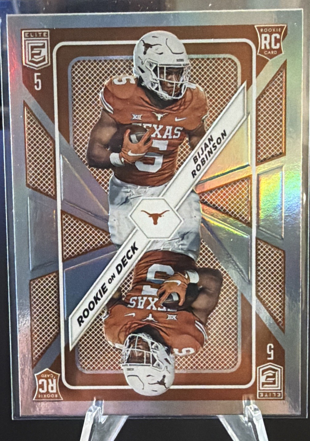 2023 Panini Donruss Elite - Rookie on Deck Bijan Robinson #RD-5 (RC)