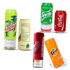 6-Pack Silicone Can Covers - Looks Like Soda, Beer Cozy - Reusable