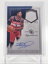 2013-14 Panini National Treasures - Nba Game Gear Signatures Bradley Beal #GS-BB