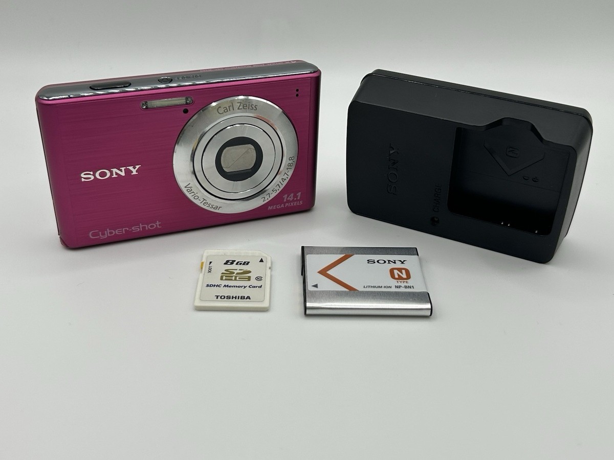 Sony Cyber-shot DSC-W550 Pink 4x Zoom Digital Camera w