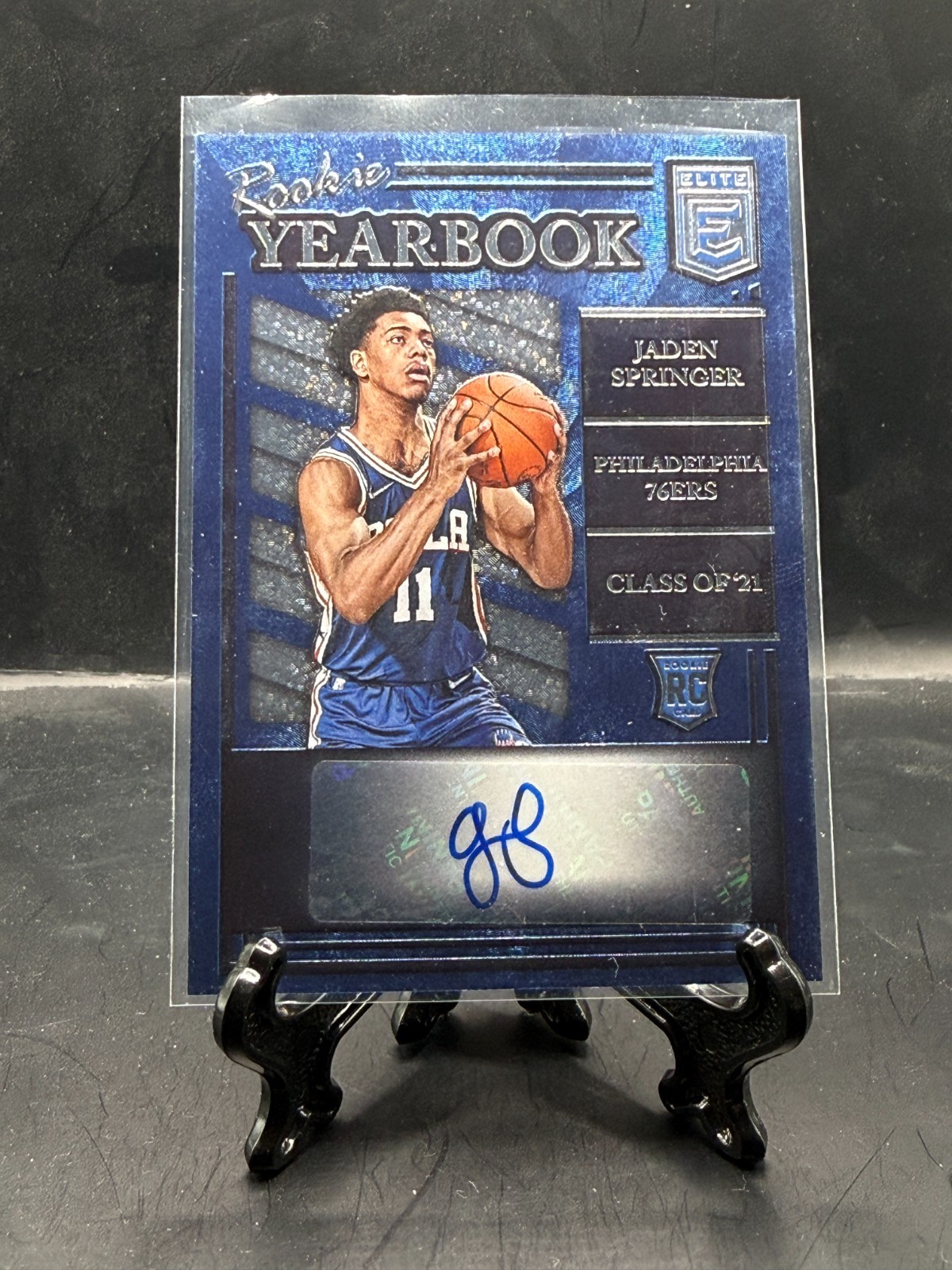 2021-22 Donruss Elite Jaden Springer Yearbook Auto RC #RY-JSP Autograph