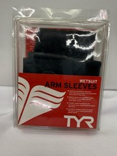 TYR Black Neoprene Wetsuit Swim Sleeves Pair of Swim Sleeves NWT Size Small