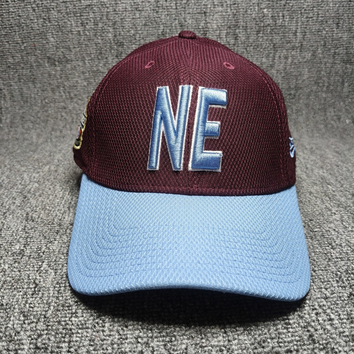New Era 39THIRTY New England Little League World Series 2017 Hat Cap Maroon Blu