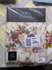 Single Bed Duvet Cover Dorma Spring Bouquet Floral Cottage Shabby Chic