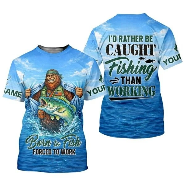 Fishing Than Working 3D Shirt
