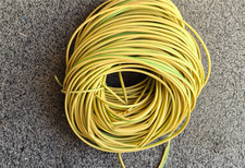 Earth Sleeving Yellow/Green, 100 Metres x 6mm ID PVC Earth Sleeve