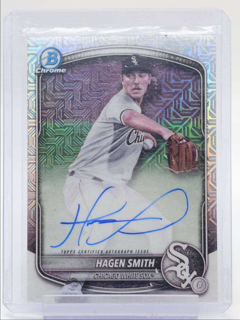 HAGEN SMITH 2025 BOWMAN CHROME AUTOGRAPH MEGA BOX MOJO AUTO Q5842