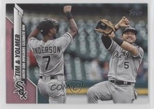 2020 Topps Checklist Mother's Day Pink 27/50 Tim Anderson Yolmer Sanchez #85 1p5