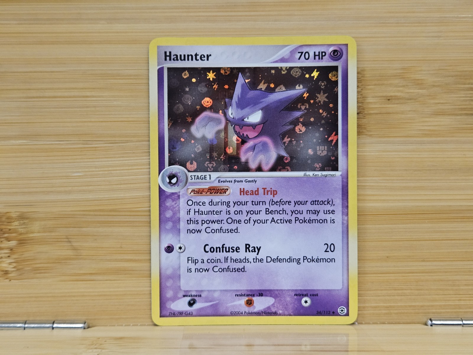 Haunter 34/112 FireRed & LeafGreen Reverse Holo - Near Mint