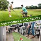 Green Golf Alignment Sticks 2 Pack- Collapsible Golf Practice Rods for Aiming — photo 5