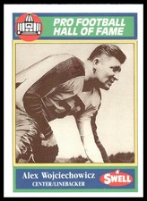 Alex Wojciechowicz 1990 Swell Greats #57 Detroit Lions