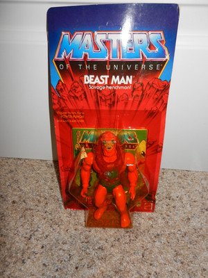 VINTAGE 1982 MASTERS OF THE UNIVERSE BEAST MAN NRFP #5043 HE-MAN