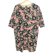 Mina Perhonen Millefiori Wool Flower Print Dress Beige Size 36 Used