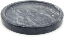 Natural Marble Tray Circular Marble Stone Decorative Tray Counter  Jewelry Vanity