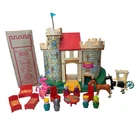 Vintage Fisher Price Little People Play Family Castle 993 w Box Parts Lot