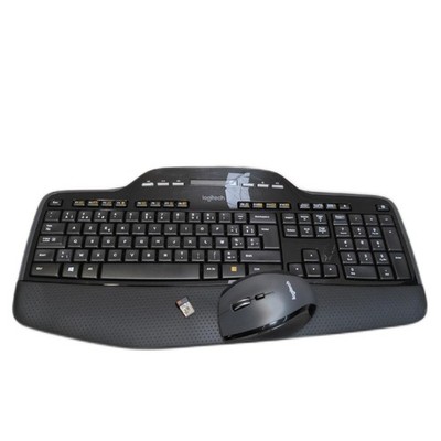 Logitech Tastatur Maus Set Computerzubehör MK710 Kabelloses 24 GHz Verbindung er