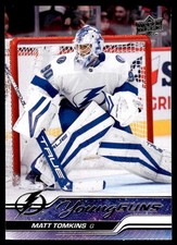 2023-24 Upper Deck Young Guns Matt Tomkins Rookie Tampa Bay Lightning #470