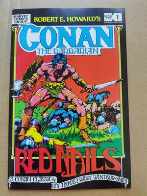 CONAN THE BARBARIAN Red Nails 1 (Marvel Comics 1983) Barry Windsor Smith FN (10)