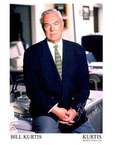 BILL KURTIS - Television Journalist & News Anchor - Autograph Photo