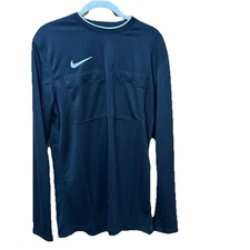 Nike Dri-FIT Soccer Referee Jersey Shirt Black DH8027-010 Men’s Size Medium 